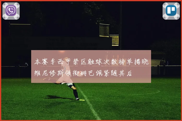 本赛季西甲禁区触球次数榜单揭晓维尼修斯领衔姆巴佩紧随其后